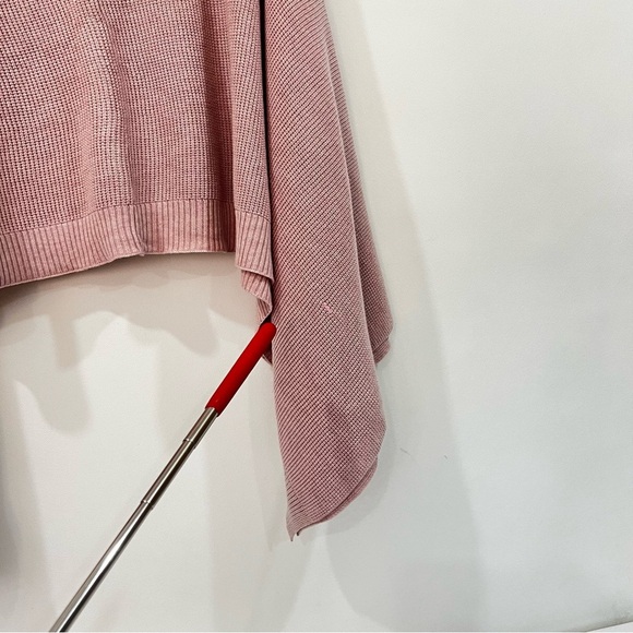 Lululemon Forward Flow Poncho Mauve Blush Pink Wrap One Size  Knit Scarf - Picture 8 of 15